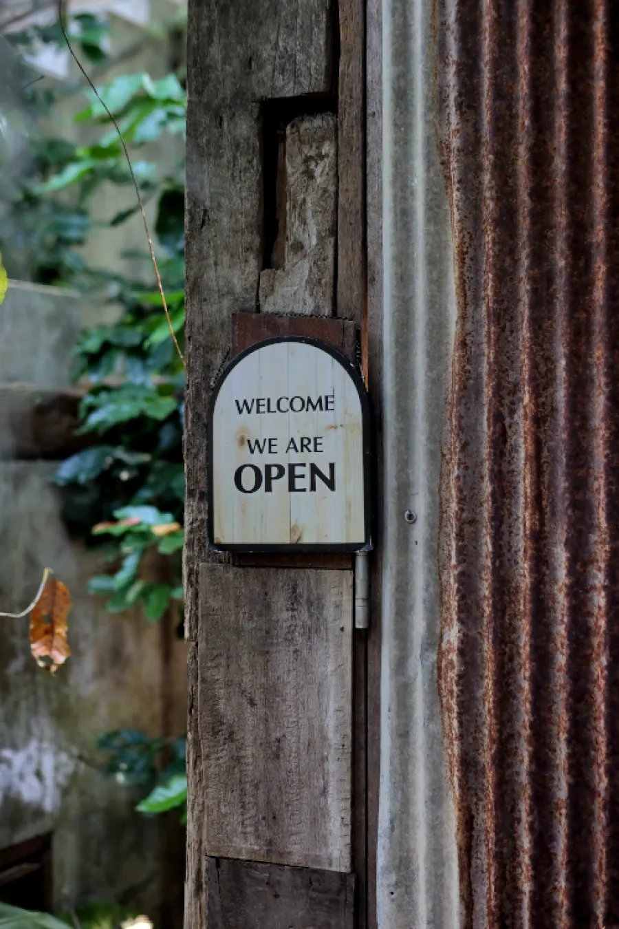 Image of a welcome sign