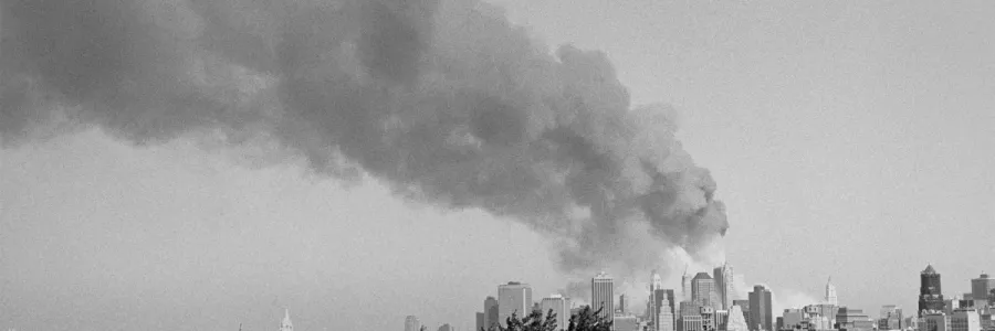 Photo of New York on September 11 2001